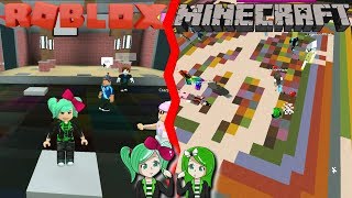 Roblox VS Minecraft❎Color Craze VS Block Party, SallyGreenGamer Geegee92 Rocraft vs Mineblox