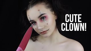 CUTE CLOWN! | Glam Halloween Makeup Tutorial