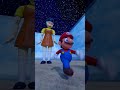 Squid Game Dolls DESTROY Mario