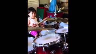 Laila's drumming