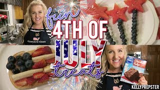 FUN & FESTIVE DIY 4TH OF JULY TREATS 2017 || Kellyprepster
