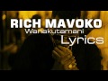 Rich Mavoko - Wanakutamani l Lyrics