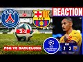 PSG vs Barcelona FC 2-3 Live Stream Champions League UCL Football Match Score Highlights Vivo Direct