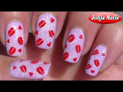 Поцелуйчики на ногтях