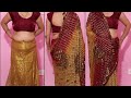 Beautiful Saree Wearing Style How To Wear Designer Saree