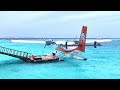 Trans Maldivian Airways (TMA) Sea Plane Landing & Take-off at Iru Fushi, Maldives (August 2022)
