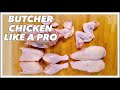 Pro Butcher HOW TO Cut Up A CHICKEN