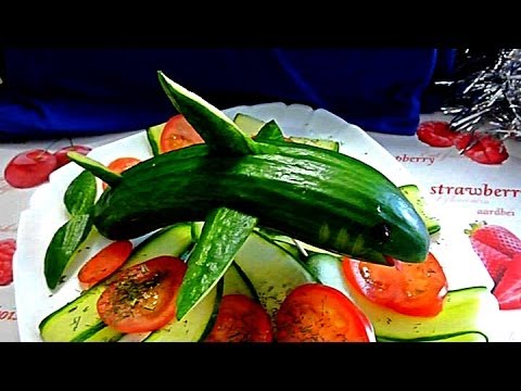 Поделки из огурцов свежих Поделки из огурцов свежих