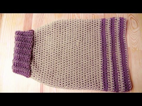 Вяжем кофту крючком для собачки Вяжем кофту крючком для собачки