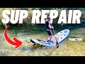 My SUP got a PUNCTURE and I Tried to Fix it (Badly) | How to Repair a Stand Up Paddle Board Puncture