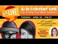 AI in Content Ops: Can It Really Help You Work Smarter?