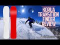 Korua Transition Finder 2022-2023 Snowboard Review - New Shape Compared to Otto and Cafe' Racer