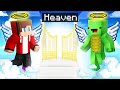 JJ and Mikey Went to Heaven in Minecraft ! - Maizen