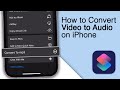 How to Convert Video to Audio on iPhone! [mp4 to mp3]