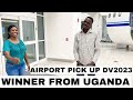 GOING TO PICK UP DV2023 LOTTERY WINNER FROM UGANDA | GREENCARD LOTTERY AIRPORT PICK UP | DV2025