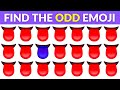 Find The Odd Emoji | Emoji Quiz