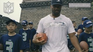 Russell Wilson Runs the Great Wall of China | NFL