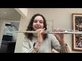 TRYING MY FIRST BEGINNER FLUTE FROM 2012