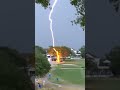 A lightning strike for the ages at the 2019 U.S. Women's Open ⚡️⚡️ #Shorts