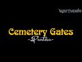 CEMETERY GATES [ PANTERA ] INSTRUMENTAL | MINUS ONE
