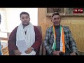 Congress MP Candidate from Ladakh Tsering Namgyal files his nomination papers.