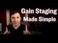 Gain Staging Demystified (...How To Set Ideal Levels for Recording and Mixing)