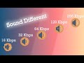 16 vs 32 vs 64 vs 128 vs 256 KBPS MUSIC COMPARISON / SOUND QUALITY DIFFERENCE BETWEEN [2023]
