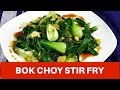 Bok choy stir fry - easy restaurant style recipe - How to cook at home