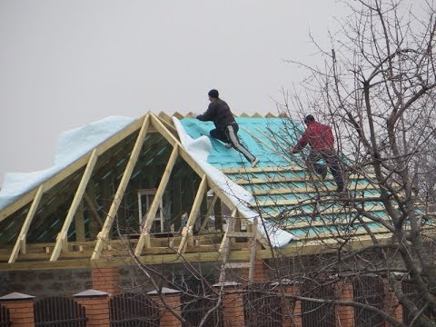 Вальмовая крыша пошагово фото Вальмовая крыша пошагово фото