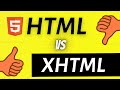 Difference Between HTML and XHTML | Hindi