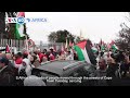 VOA60: South Africans demonstrate against Gaza war, call for a cease-fire, and more