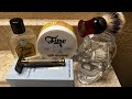Budget minded Pearl Classic Razor, Fine Bay Rum Soap & Aftershave, Willy’s Blade & Heritage Brush