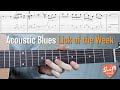 Classic Acoustic Blues Lick in Emaj - Guitar Lesson w/ Tabs!