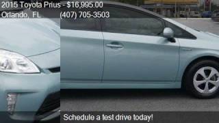 2015 Toyota Prius 5dr Hatchback Three for sale in Orlando, F