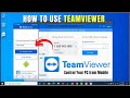 How To Use Teamviewer To Remote Control Your PC From Mobile And Share Files!