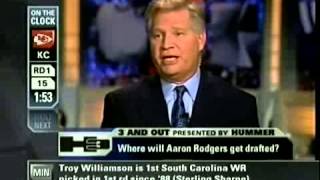 Aaron Rodgers Slips in NFL Draft