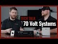 How to Wire a Basic 70 Volt Speaker System in Parallel to an Amplifier on Pro Acoustics TechTalk Ep5