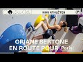 Escalade - Oriane Bertone en route pour Paris