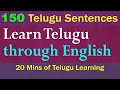 150 Telugu Sentences - Learn Telugu through English
