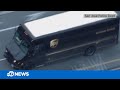 UPS Driver Carjacking Leads To Wild Police Chase New Video!