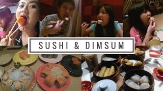 #4 MUKBANG - Makan Besar Sushi Tei dan Dimsum deket ITB (ft. Semua Adik-adiku)