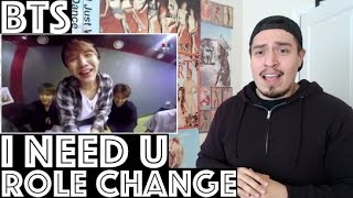 BTS I NEED U (Vocal & Rap Line Change Roles) REACTION