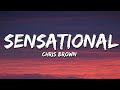 Chris Brown - Sensational (Lyrics) ft. Davido & Lojay