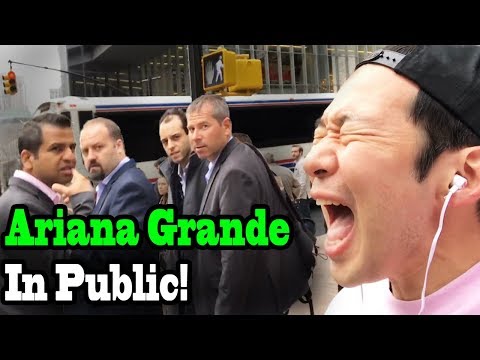 Download ARIANA GRANDE - "No Tears Left to Cry" - SINGING IN PUBLIC!! free