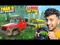 THAR SAVES STUCK SCHOOL BUS IN A RIVER! 🔥 Powerful 4x4 Mahindra Thar | IMPOSSIBLE CHALLENGE