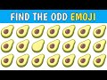 Find The Odd Emoji | Emoji Odd One Out: The Ultimate Detective Challenge!