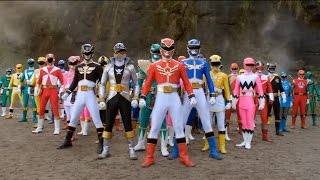 Encontro de todos os Rangers - Power Rangers - HD