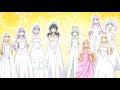 Touya kisses all of his brides(wifes) and his maid's see them in their weding dresses