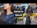 Saree In Seoul | Korean Reaction on Saree #korea #sareeinkorea #socialexperiment #koreanreaction
