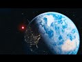 Earth Destroyed by Alien Weapon (simulation)